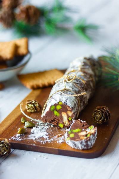Saucisson de chocolat de Délia Saucisson de chocolat de Délia
