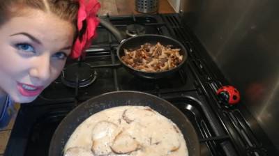 Escalopes de seitan à la crème et aux champignons Escalopes de seitan à la crème et aux champignons