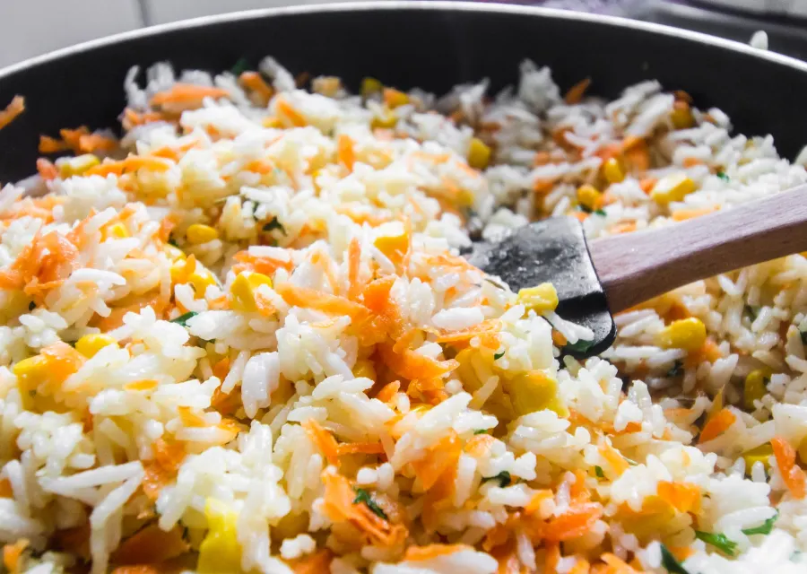 plats de riz