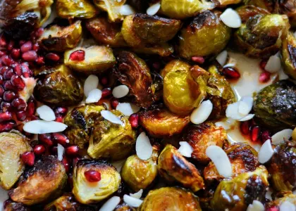 Choux de Bruxelles rôtis sucrés salés
