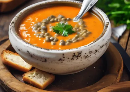Soupe de Lentilles Enchantée du Moyen-Orient