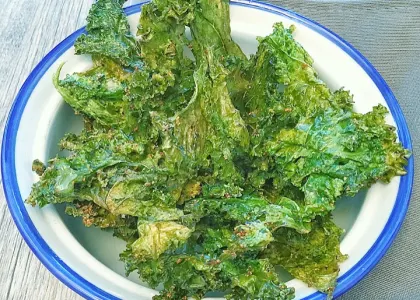 Chips de kale aux épices