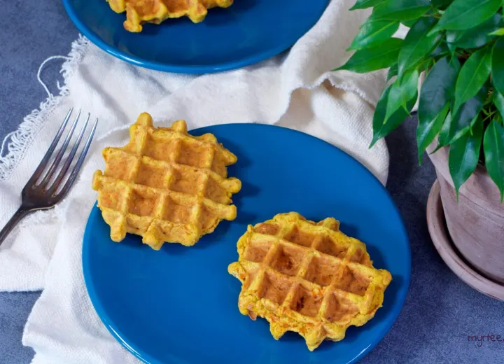 Gaufres aux carottes sans gluten