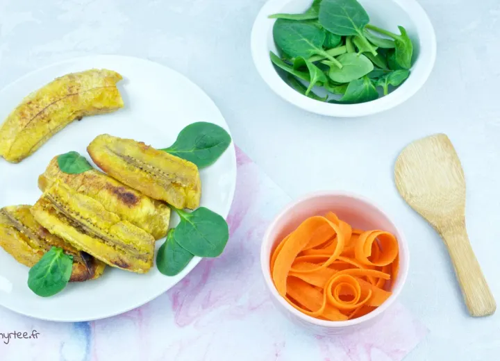 Banane plantain rôtie