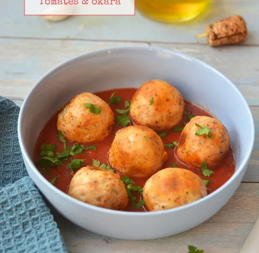 Boulettes okara tomates