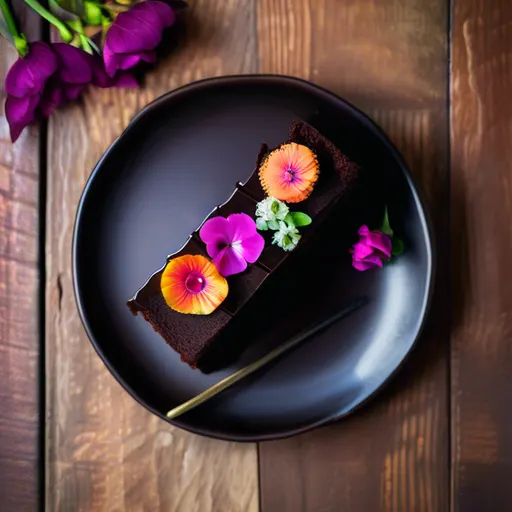 Gâteau Moelleux au Chocolat et Tempeh à la Chinoise